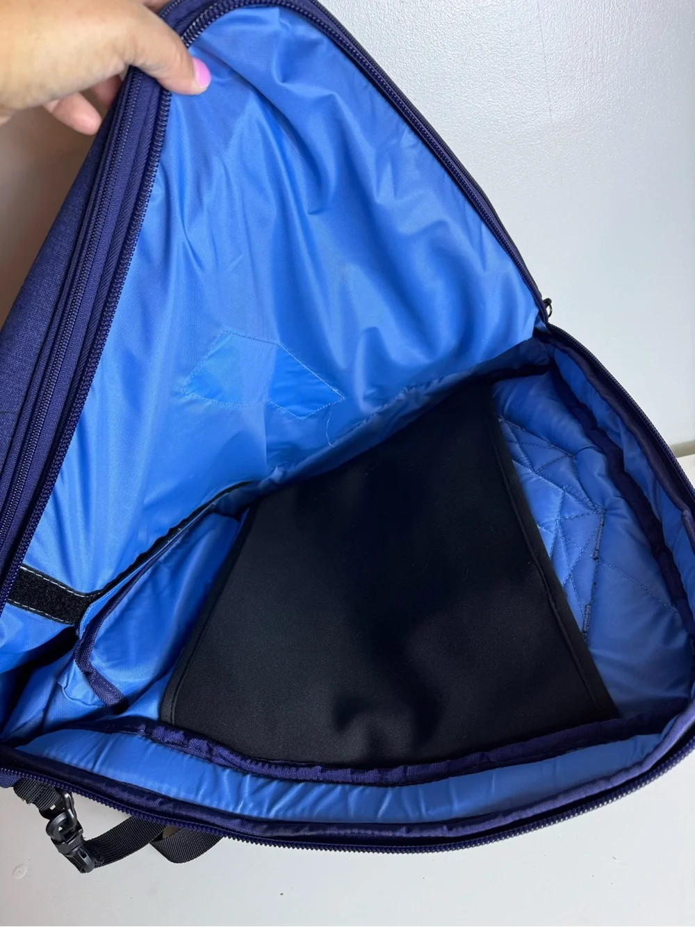 eBags Professional Slim Laptop Backpack Blue Travel Sentry TSA Approved Bag